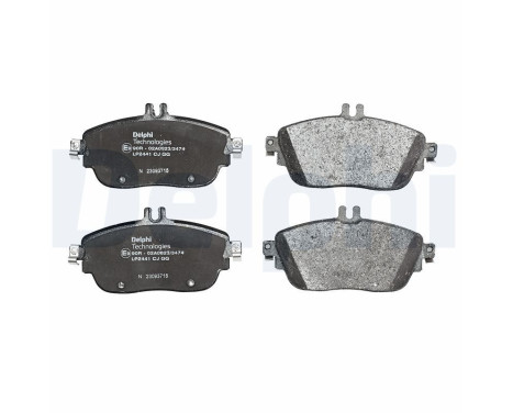 Brake Pad Set, disc brake LP2441 Delphi