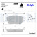 Brake Pad Set, disc brake LP2441 Delphi, Thumbnail 3