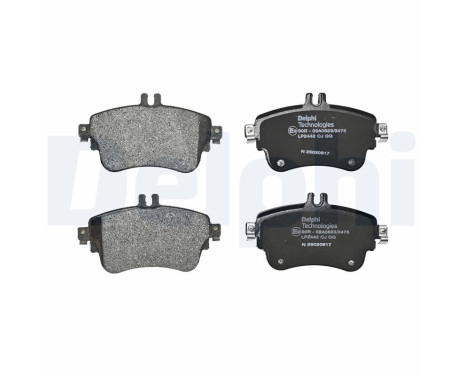 Brake pad set, disc brake LP2442 Delphi, Image 3