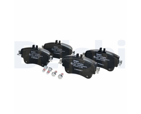 Brake pad set, disc brake LP2442 Delphi