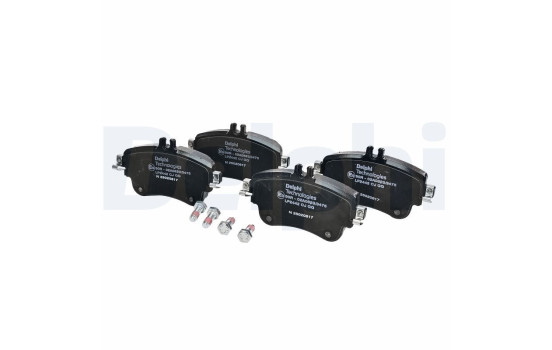 Brake pad set, disc brake LP2442 Delphi