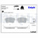 Brake pad set, disc brake LP2442 Delphi, Thumbnail 3