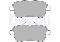 Brake Pad Set, disc brake LP2443 Delphi