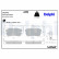 Brake Pad Set, disc brake LP2443 Delphi