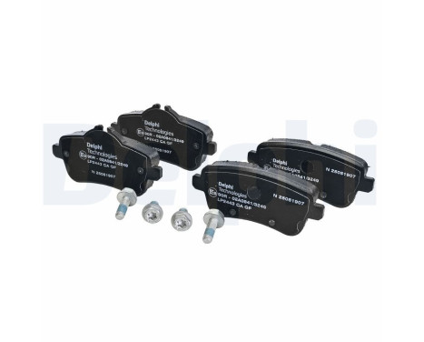 Brake Pad Set, disc brake LP2443 Delphi, Image 2