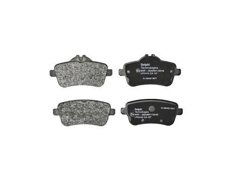 Brake Pad Set, disc brake LP2443 Delphi, Image 2