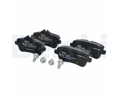 Brake Pad Set, disc brake LP2443 Delphi