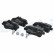 Brake Pad Set, disc brake LP2443 Delphi
