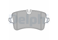 Brake Pad Set, disc brake LP2446 Delphi