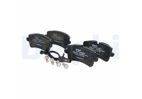 Brake Pad Set, disc brake LP2446 Delphi