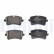 Brake Pad Set, disc brake LP2446 Delphi, Thumbnail 2