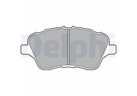 Brake Pad Set, disc brake LP2474 Delphi