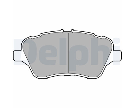 Brake Pad Set, disc brake LP2474 Delphi