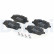 Brake Pad Set, disc brake LP2474 Delphi, Thumbnail 3