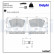 Brake Pad Set, disc brake LP2474 Delphi, Thumbnail 3