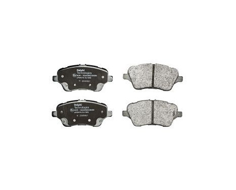 Brake Pad Set, disc brake LP2474 Delphi