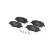 Brake Pad Set, disc brake LP2474 Delphi, Thumbnail 2