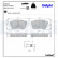Brake Pad Set, disc brake LP2474 Delphi, Thumbnail 3