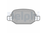 Brake Pad Set, disc brake LP2475 Delphi
