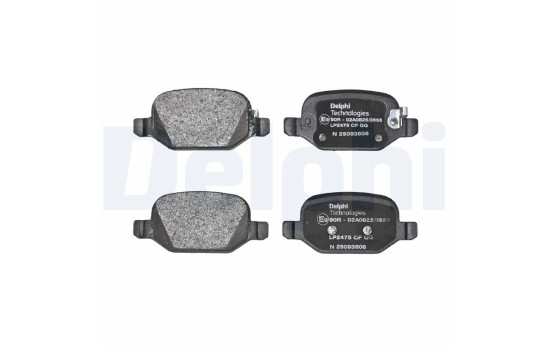 Brake Pad Set, disc brake LP2475 Delphi, Image 2