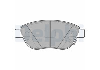 Brake Pad Set, disc brake LP2476 Delphi