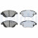 Brake Pad Set, disc brake LP2476 Delphi, Thumbnail 3