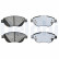 Brake Pad Set, disc brake LP2476 Delphi, Thumbnail 2