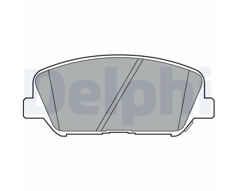 Brake Pad Set, disc brake LP2477 Delphi