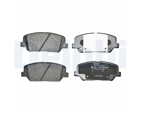 Brake Pad Set, disc brake LP2477 Delphi, Image 3