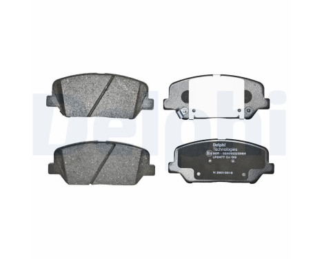 Brake Pad Set, disc brake LP2477 Delphi, Image 2