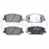 Brake Pad Set, disc brake LP2477 Delphi, Thumbnail 2