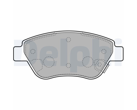 Brake Pad Set, disc brake LP2478 Delphi