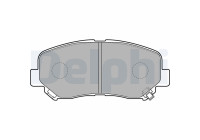 Brake Pad Set, disc brake LP2481 Delphi