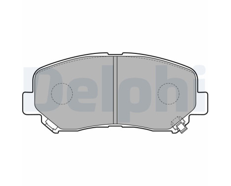 Brake Pad Set, disc brake LP2481 Delphi