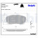 Brake Pad Set, disc brake LP2481 Delphi