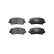 Brake Pad Set, disc brake LP2481 Delphi, Thumbnail 2