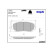 Brake Pad Set, disc brake LP2481 Delphi, Thumbnail 3