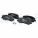 Brake Pad Set, disc brake LP2481 Delphi