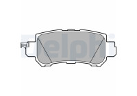 Brake Pad Set, disc brake LP2482 Delphi