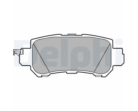 Brake Pad Set, disc brake LP2482 Delphi