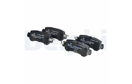 Brake Pad Set, disc brake LP2482 Delphi