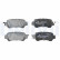 Brake Pad Set, disc brake LP2482 Delphi, Thumbnail 2
