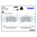 Brake Pad Set, disc brake LP2482 Delphi, Thumbnail 3