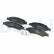Brake Pad Set, disc brake LP2484 Delphi, Thumbnail 3