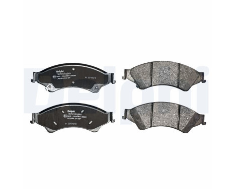 Brake Pad Set, disc brake LP2484 Delphi