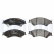 Brake Pad Set, disc brake LP2484 Delphi