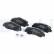 Brake Pad Set, disc brake LP2485 Delphi