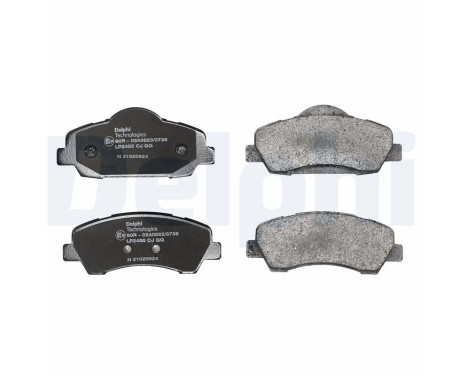 Brake Pad Set, disc brake LP2485 Delphi, Image 2