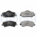 Brake Pad Set, disc brake LP2485 Delphi, Thumbnail 2