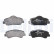Brake Pad Set, disc brake LP2485 Delphi, Thumbnail 3
